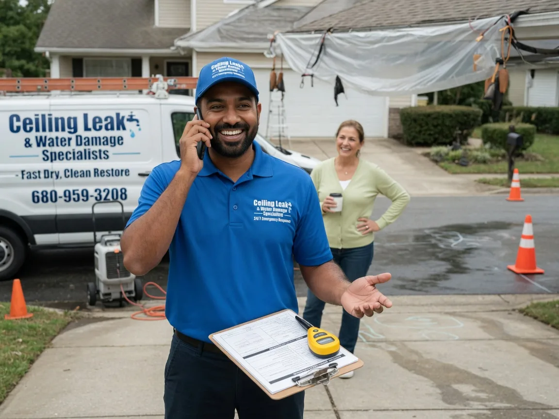 Ceiling Leak Cleanup Stillman Valley, IL FAQs